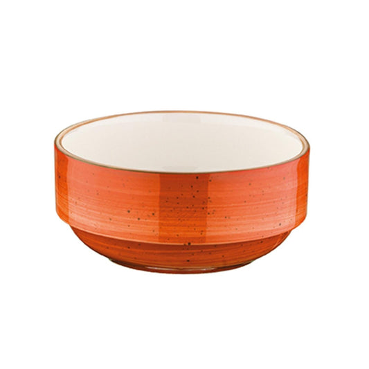 Turgla Vitrified Terracota dia.5.5" h:2.5" 17 oz. Round Terracotta Vitrified Bowl - Case Pack: 12
