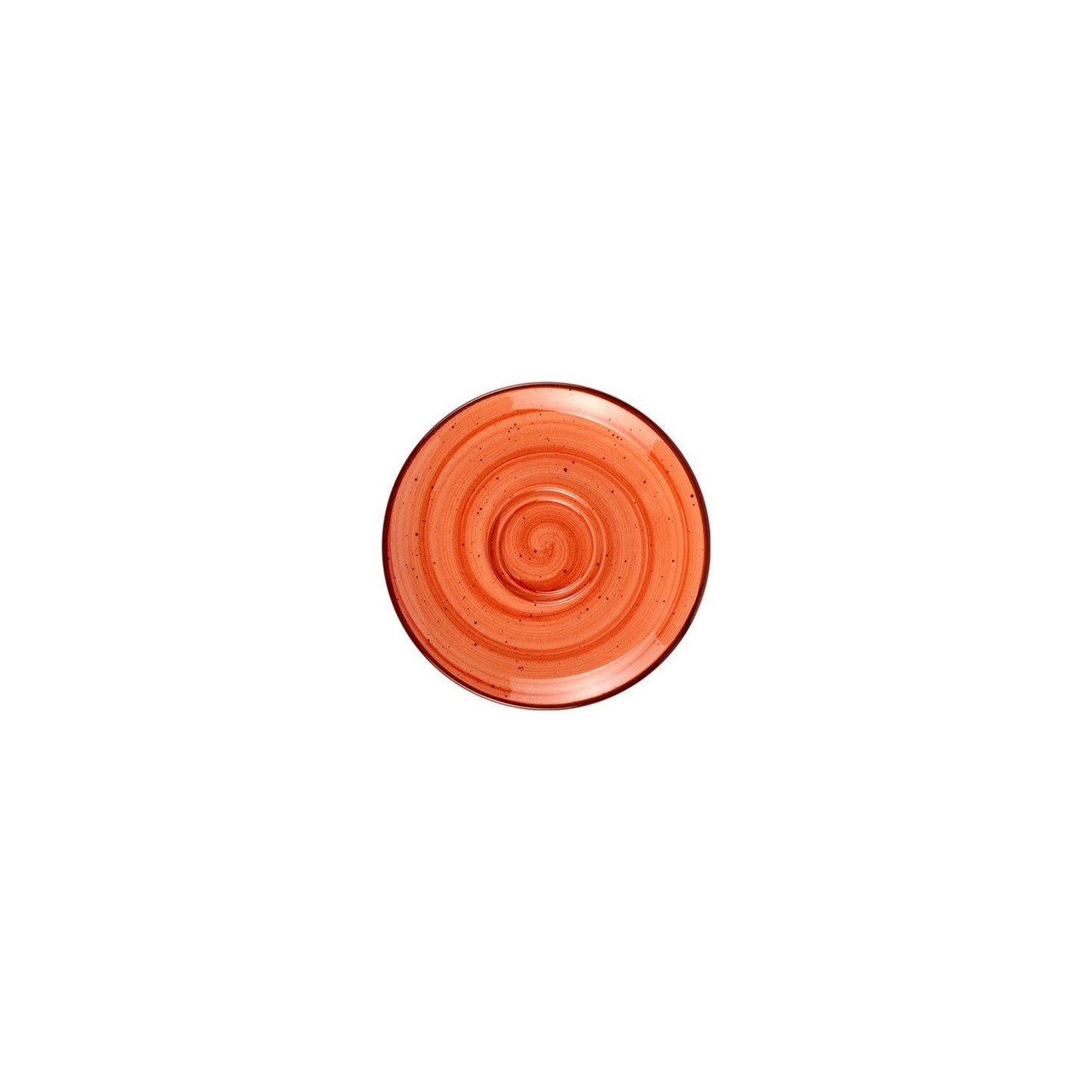 Turgla Vitrified Terracota dia.6.25" Round Terracotta Vitrified Saucer - Case Pack: 6