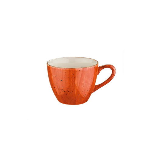 Turgla Vitrified Terracota dia.2.5" h:2" 3 oz. Round Terracotta Vitrified Espresso Cup - Case Pack: 6