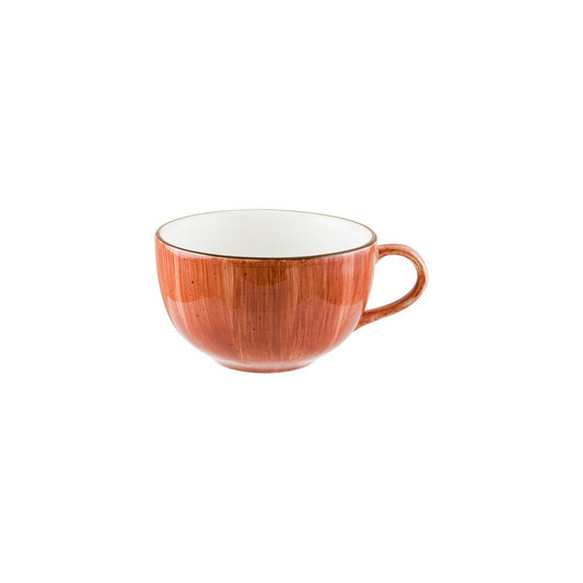 Turgla Vitrified Terracota dia.4.5" h:2.75" 12 oz. Round Terracotta Vitrified Cup - Case Pack: 6
