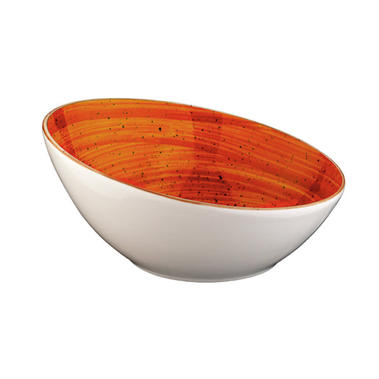 Porcelain Terracota dia.7.25" h:3.25" 15 oz. Round Terracotta Porcelain Bowl - Case Pack: 6