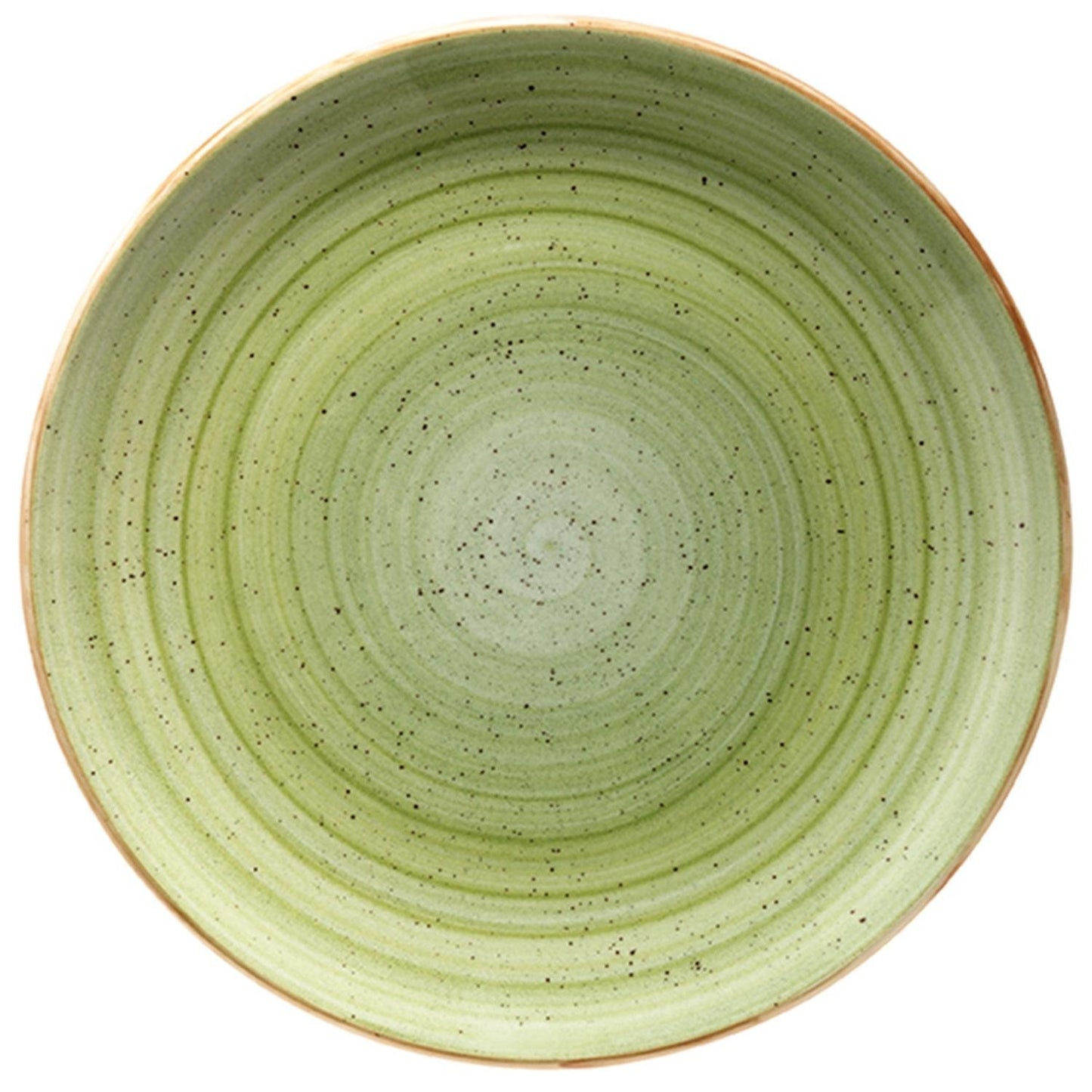 Therapy dia.12" Round Green Vitrified Plate