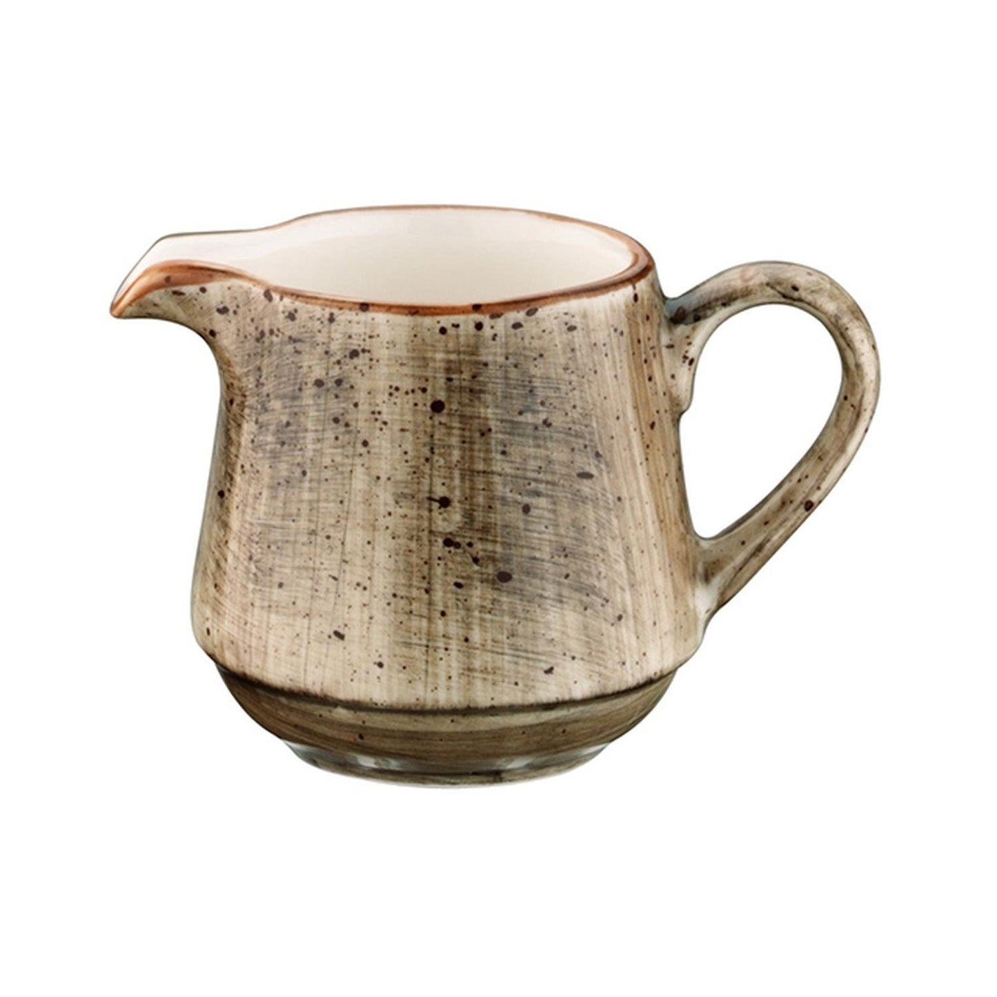 Turgla Vitrified Terrain dia.2.25" h:3" 6 oz. Round Brown Vitrified Creamer - Case Pack: 24