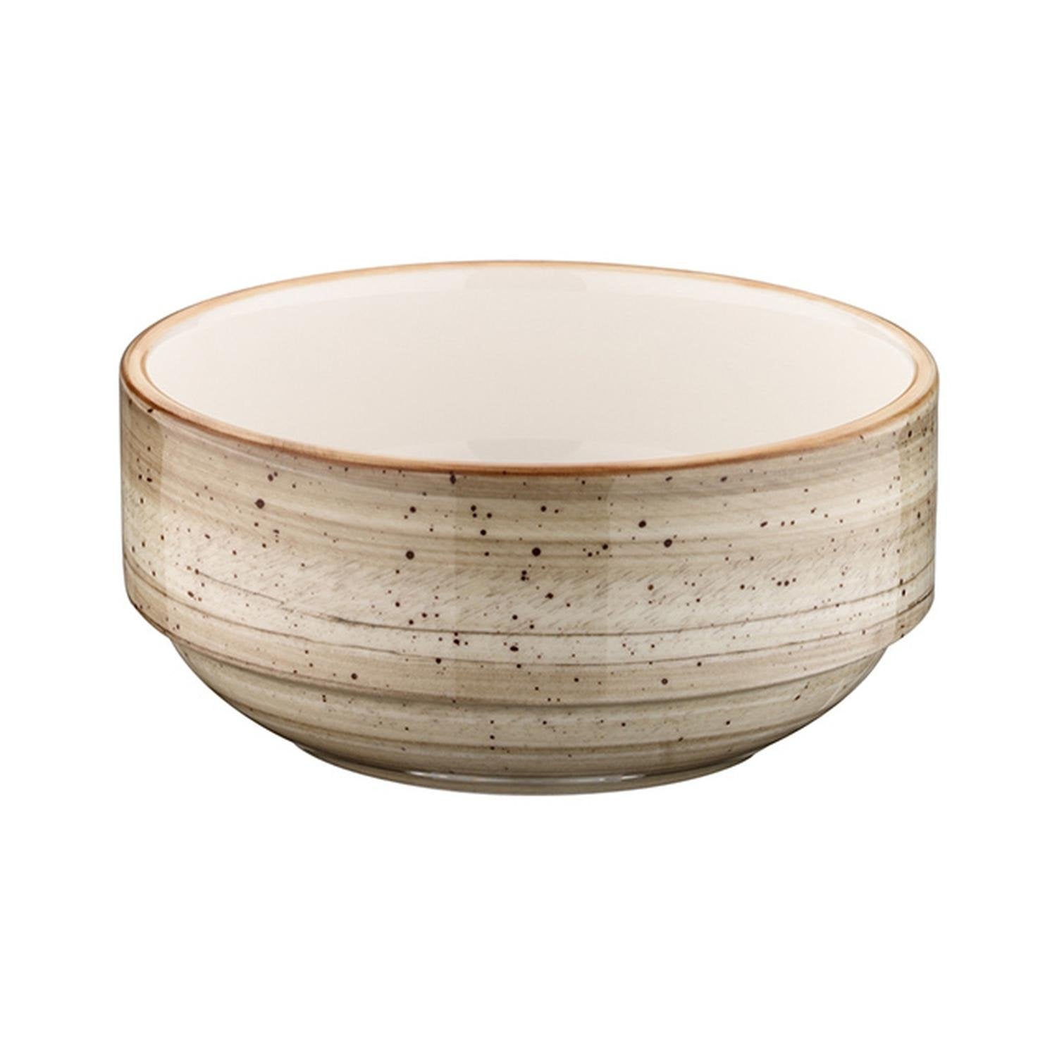 Terrain dia.4.75" h:2" 12 oz. Round Brown Vitrified Bowl