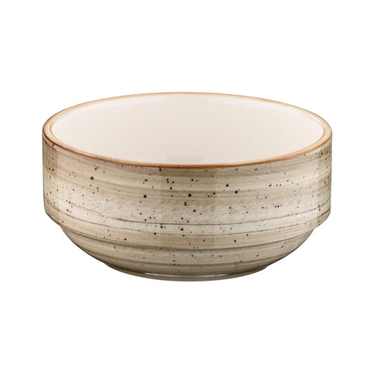 Terrain dia.5.5" h:2.5" 17 oz. Round Brown Vitrified Bowl