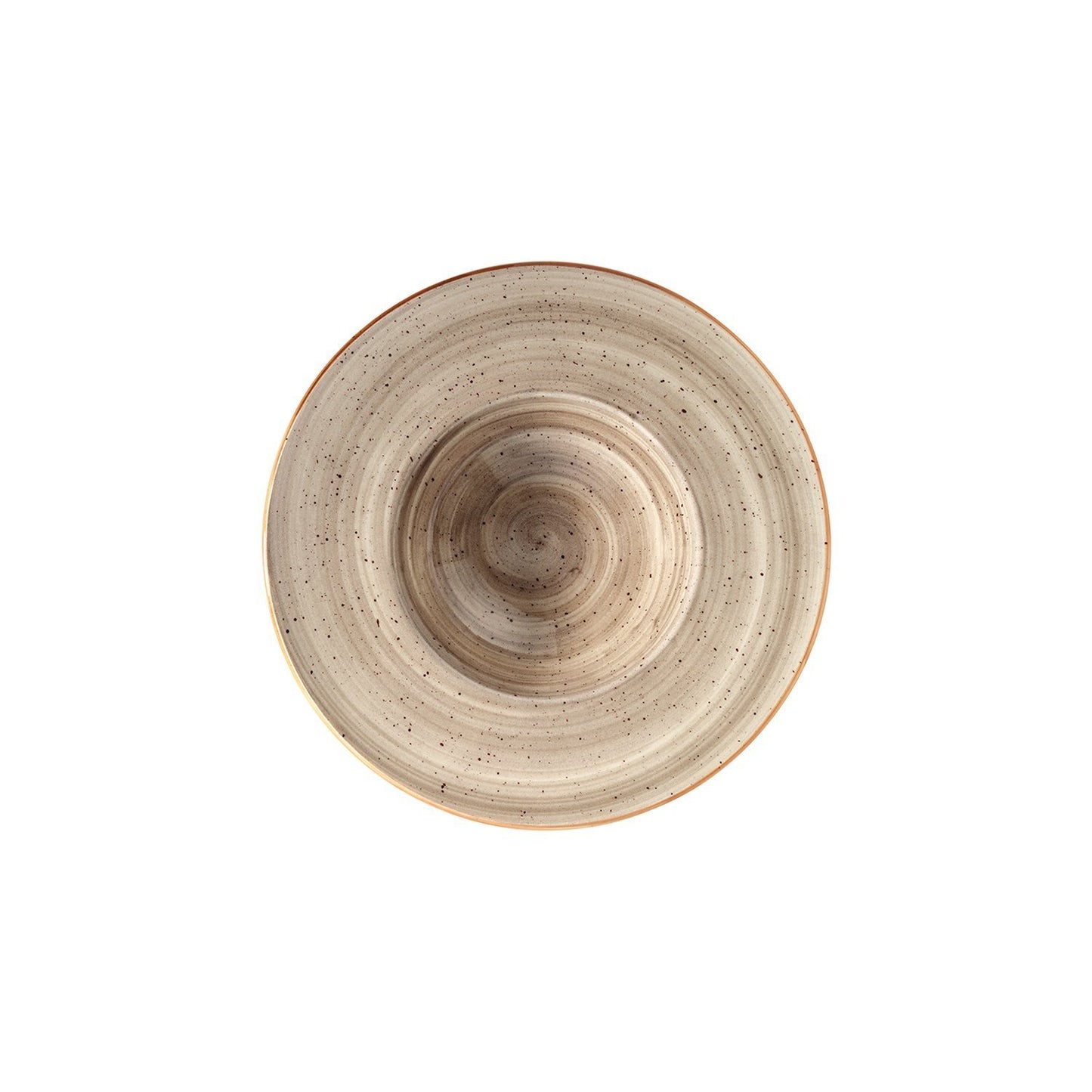 Turgla Vitrified Terrain dia.11" h:2.5" 14 oz. Round Brown Vitrified Bowl - Case Pack: 6