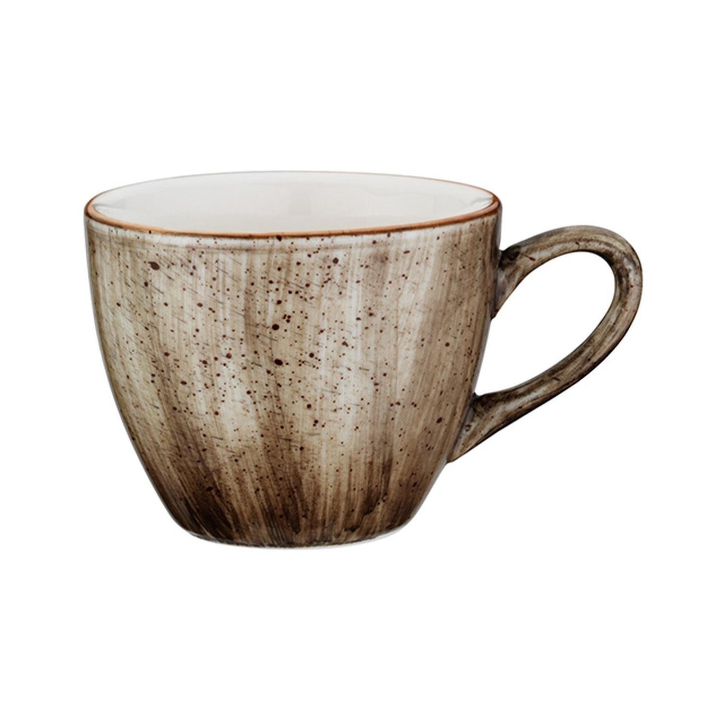 Turgla Vitrified Terrain dia.2.5" h:2" 3 oz. Round Brown Vitrified Espresso Cup - Case Pack: 6