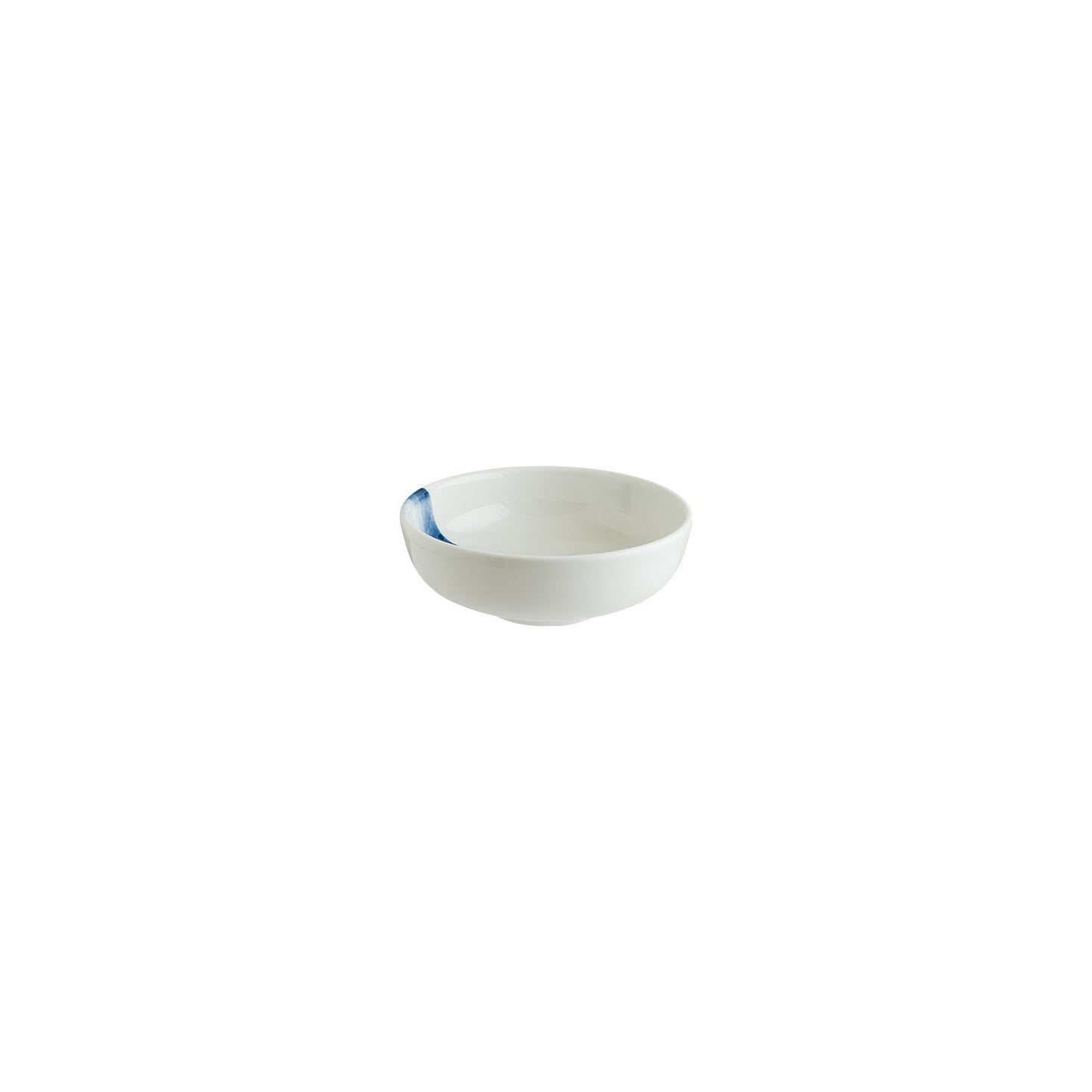 Blue Wave dia.5.5" h:2" 15 oz. Round Decorated Vitrified Bowl