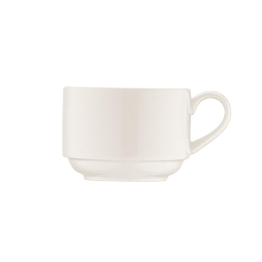 Turgla Vitrified Banquet dia.2.5" h:2" 3 oz. Round Warm White Vitrified Espresso Cup - Case Pack: 6