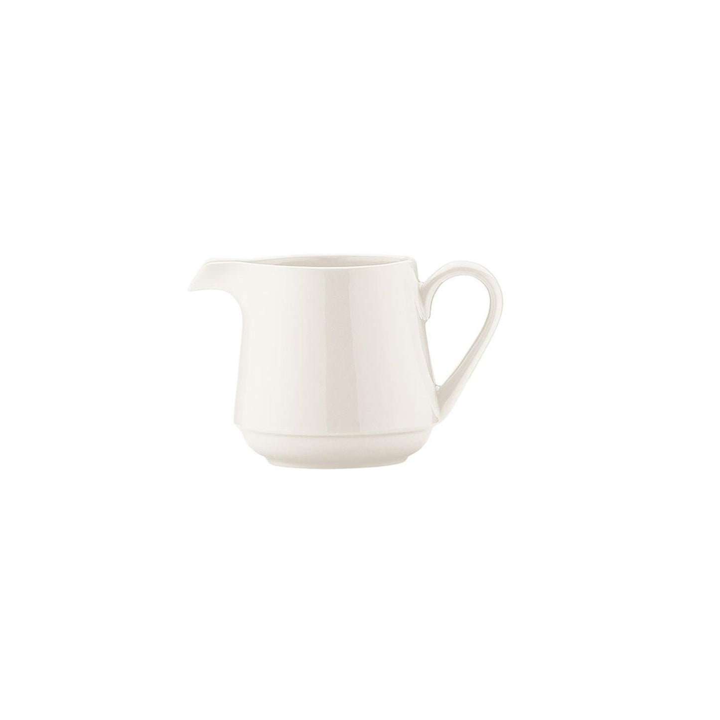 Banquet dia.1.75" h:2" 3 oz. Round Warm White Vitrified Creamer