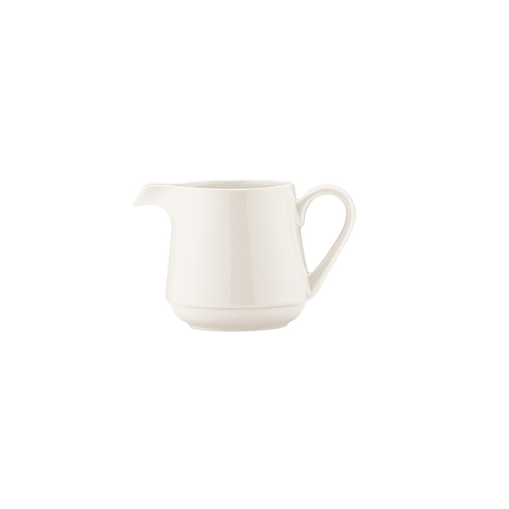 Porcelain Banquet dia.1.75" h:2" 3 oz. Round Warm White Porcelain Creamer - Case Pack: 24