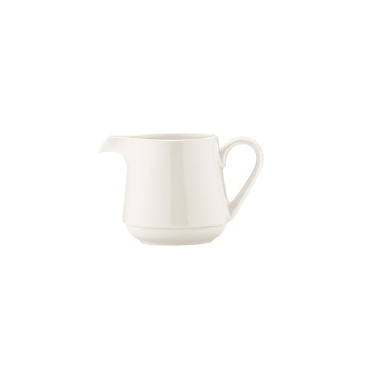 Porcelain Banquet dia.1.75" h:2" 3 oz. Round Warm White Porcelain Creamer - Case Pack: 24