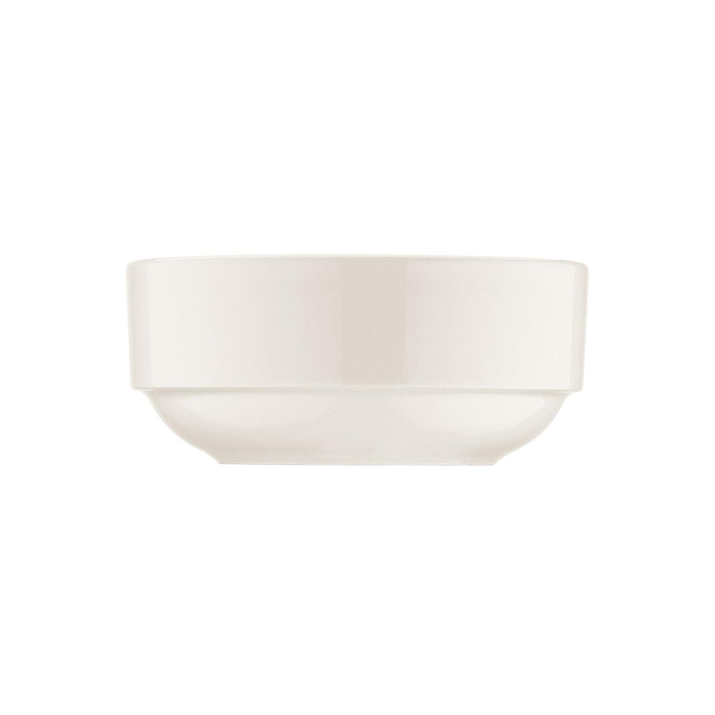Turgla Vitrified Banquet dia.4.75" h:2" 12 oz. Round Warm White Vitrified Bowl - Case Pack: 12