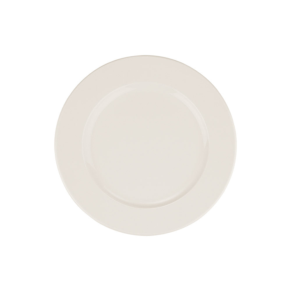 Porcelain Banquet dia.7.5" Round Warm White Porcelain Plate - Case Pack: 12