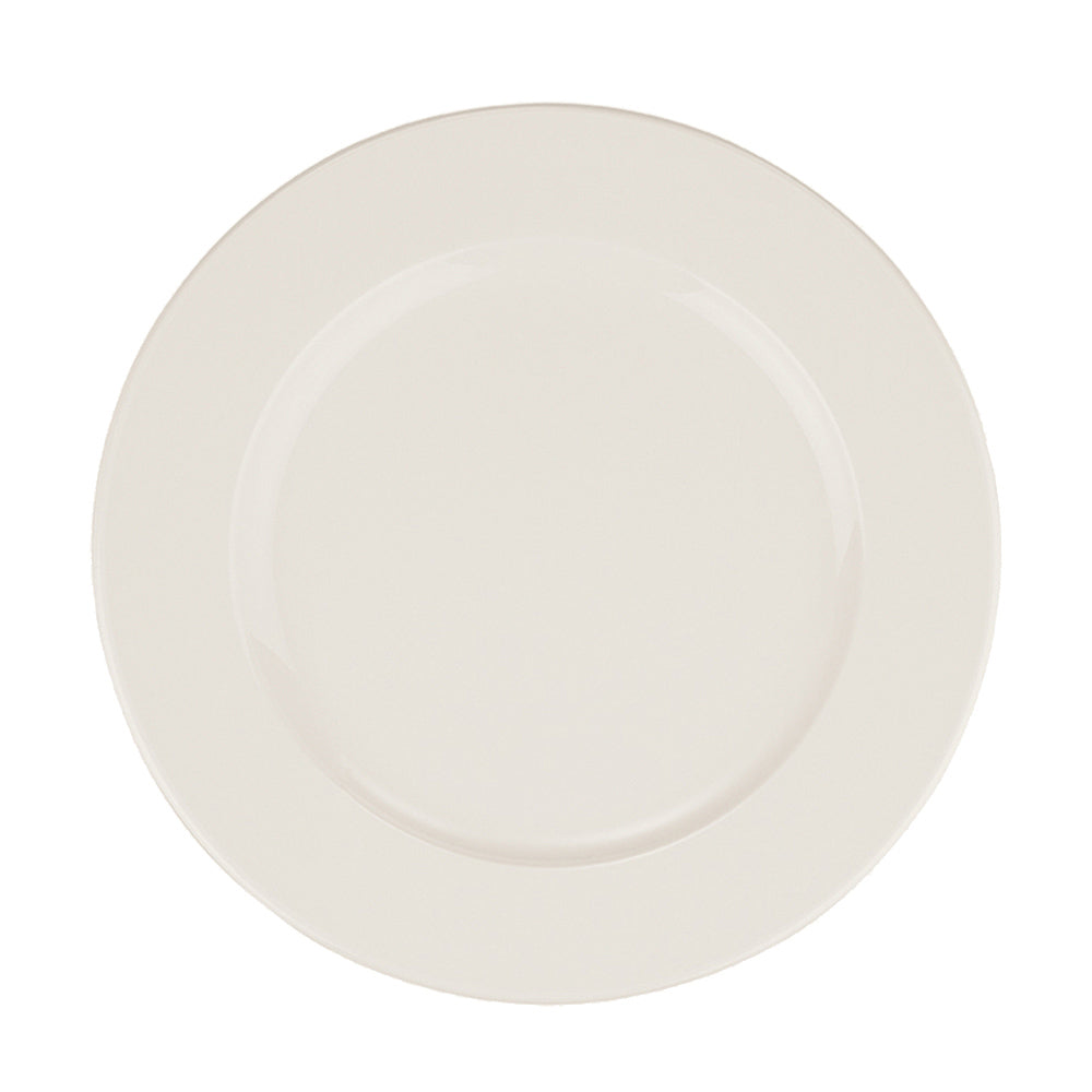 Porcelain Banquet dia.8.25" Round Warm White Porcelain Plate - Case Pack: 12