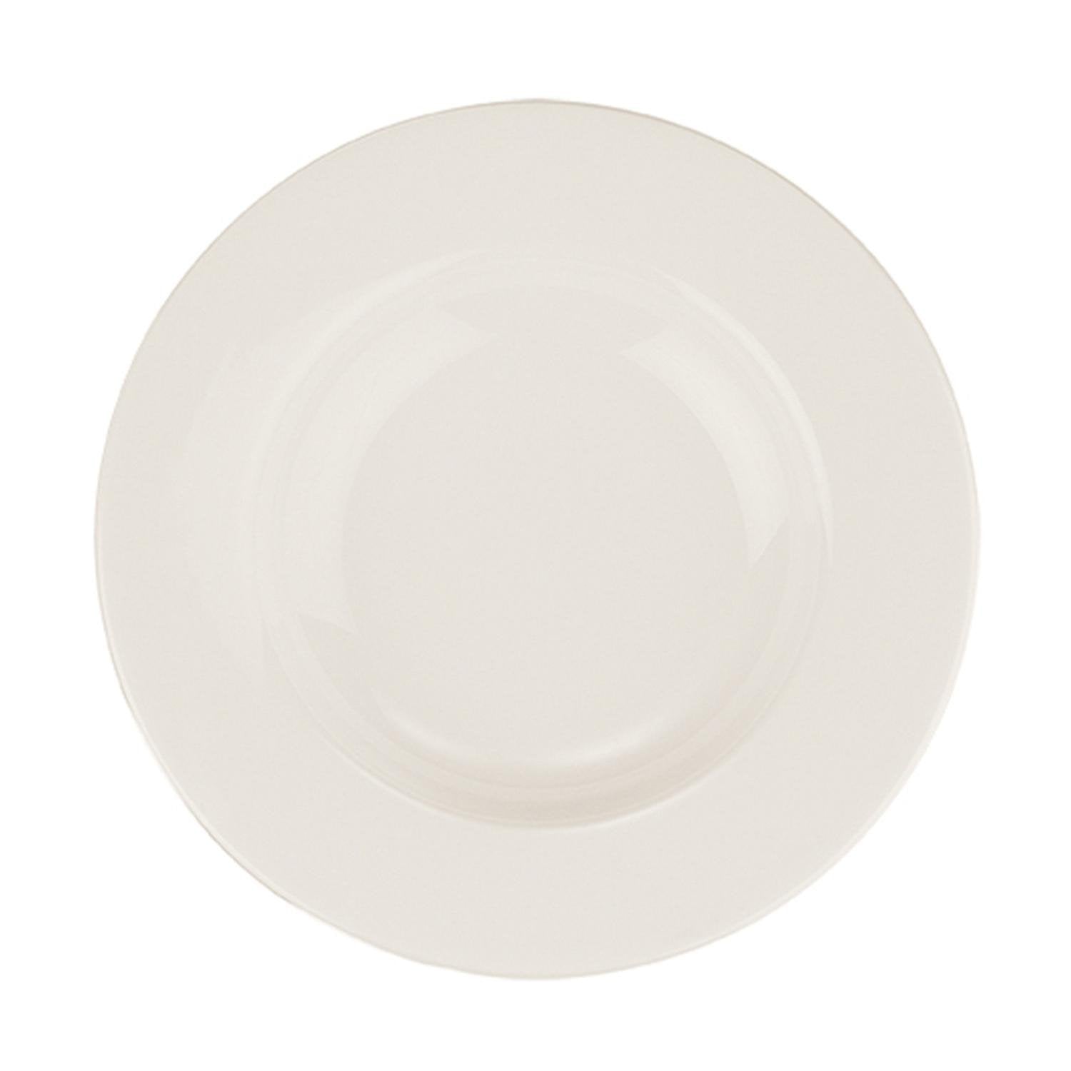 Banquet dia.9" h:1.5" 10 oz. Round Warm White Vitrified Bowl