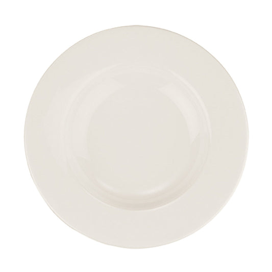 Porcelain Banquet dia.9" h:1.5" 10 oz. Round Warm White Porcelain Bowl - Case Pack: 12