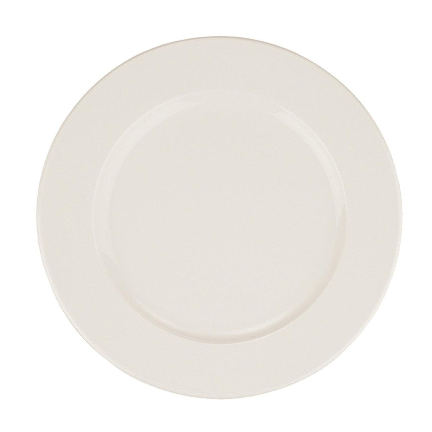 Turgla Vitrified Banquet dia.9.25" Round Warm White Vitrified Plate - Case Pack: 12