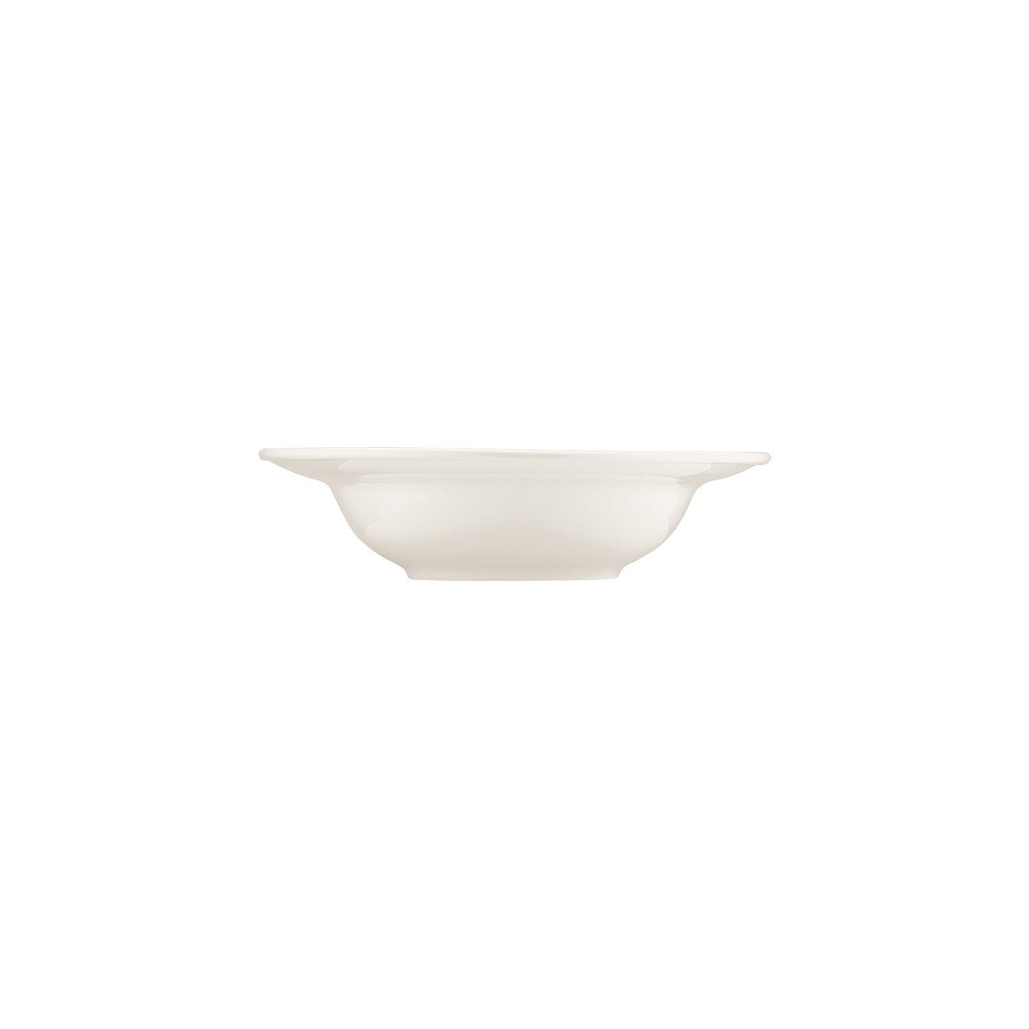 Porcelain Banquet dia.10.25" h:2.5" 25 oz. Round Warm White Porcelain Bowl - Case Pack: 6