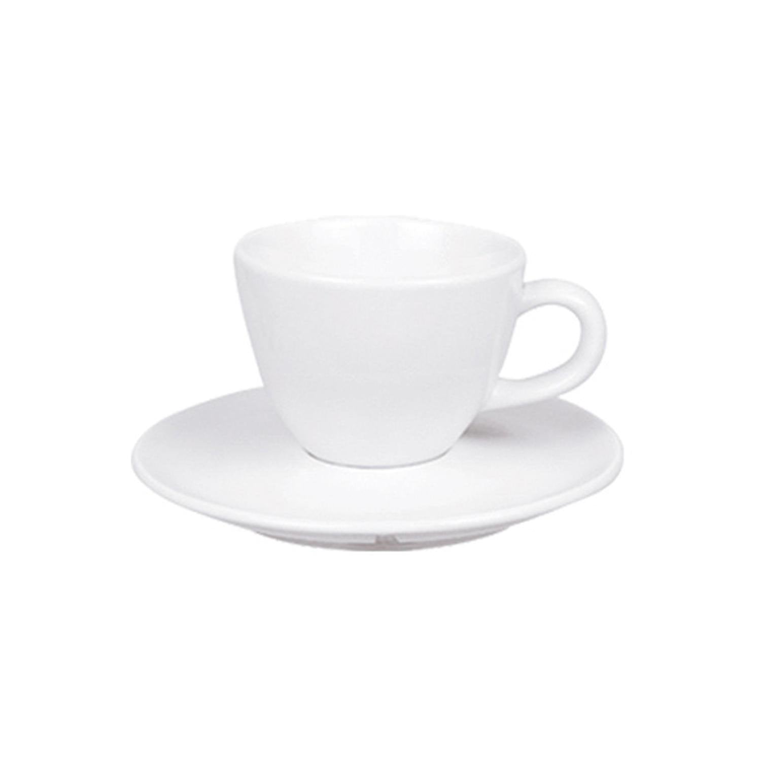 Delta-Coupe dia.2.5" h:2" 3 oz. Round White Porcelain Cup
