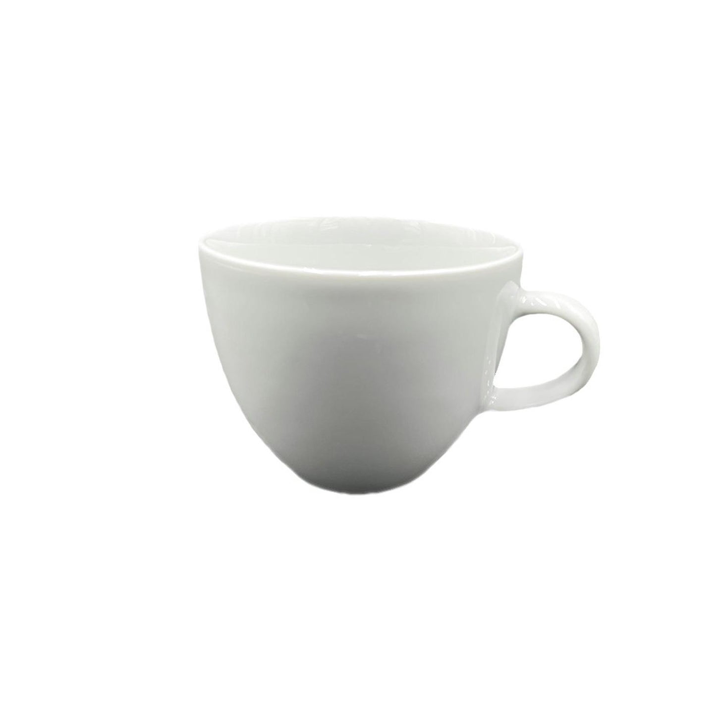 Porcelain Delta-Coupe dia.3.5" h:2.75" 8 oz. Round White Porcelain Cup - Case Pack:12