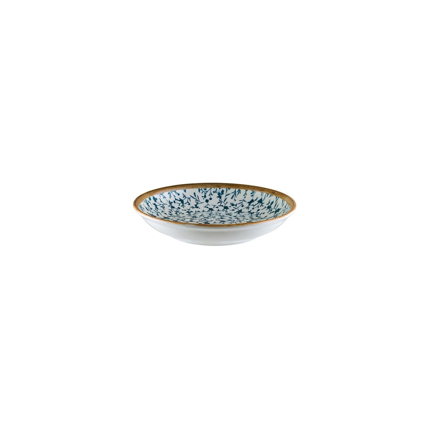 Turgla Vitrified Calif dia.8" h:1.5" 17 oz. Round Decorated Vitrified Bowl - Case Pack: 12