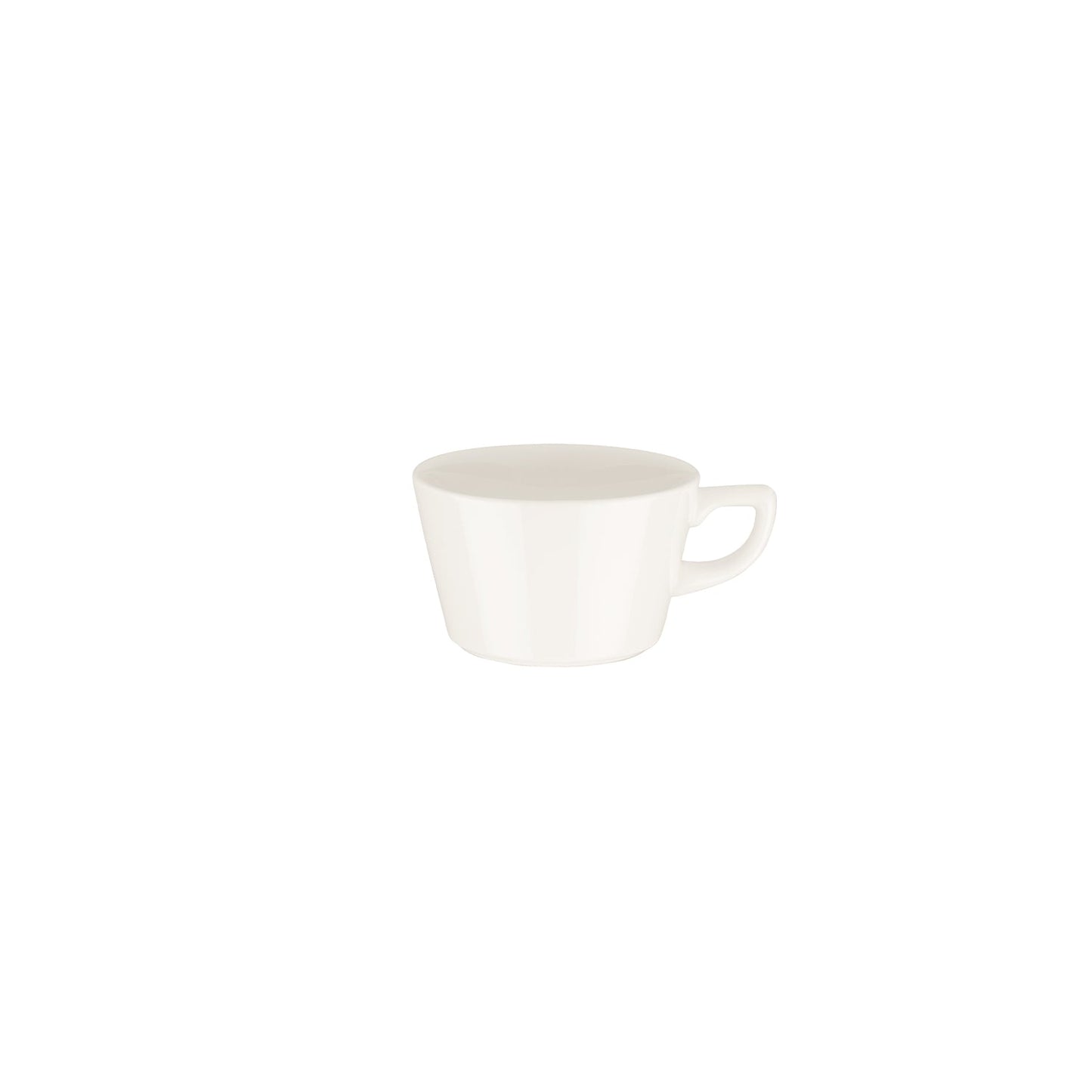 Porcelain Banquet dia.4" h:2.5" 8 oz. Round Warm White Porcelain Cup - Case Pack: 6