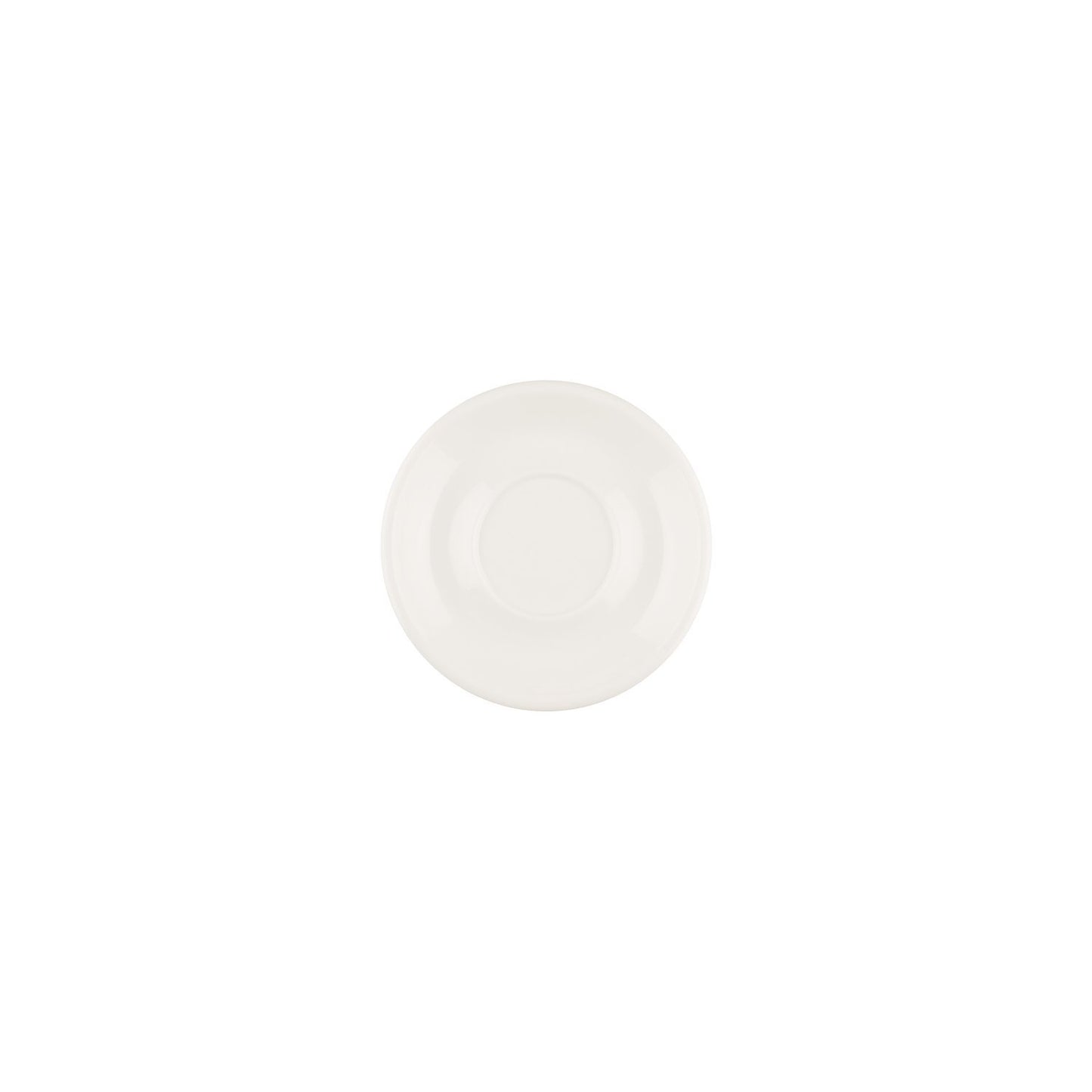 Banquet dia.6.25" Round Warm White Vitrified Saucer