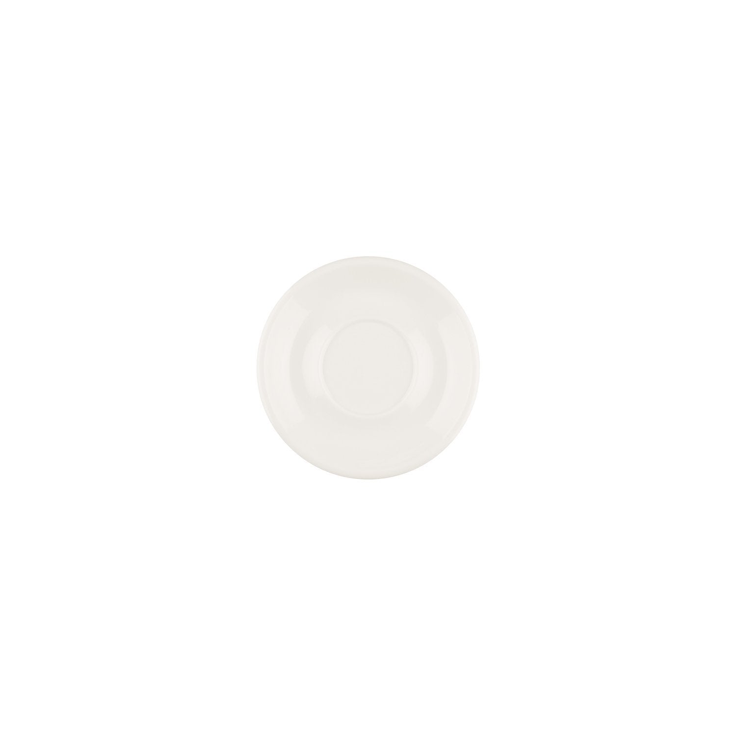 Banquet dia.6.25" Round Warm White Vitrified Saucer