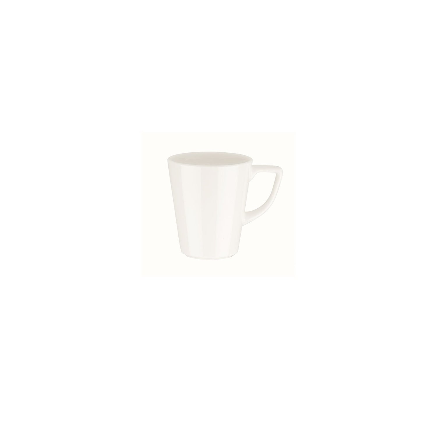 Banquet dia.3.5" h:4" 10 oz. Round Warm White Vitrified Mug