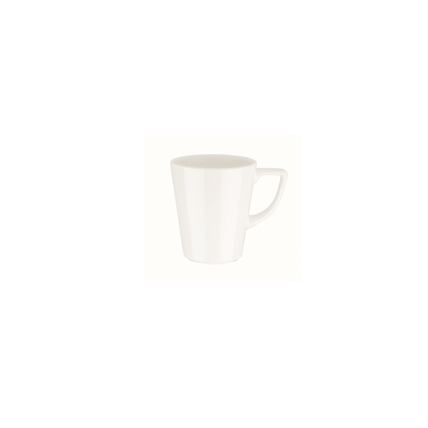 Banquet dia.3.5" h:4" 10 oz. Round Warm White Vitrified Mug