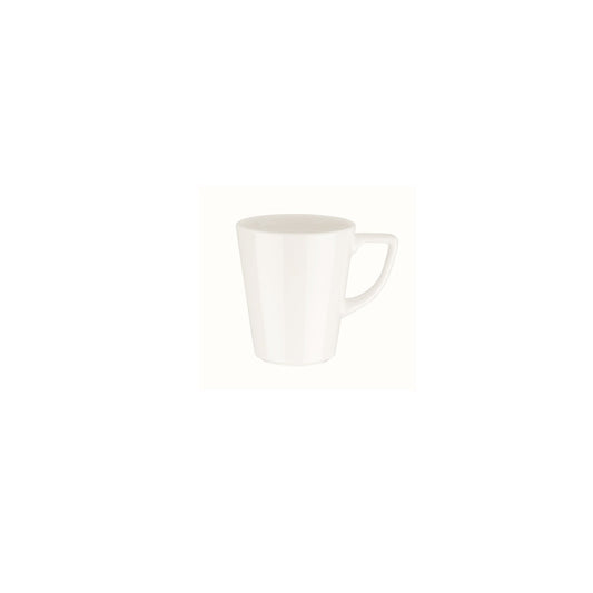 Banquet dia.3.5" h:4" 10 oz. Round Warm White Vitrified Mug