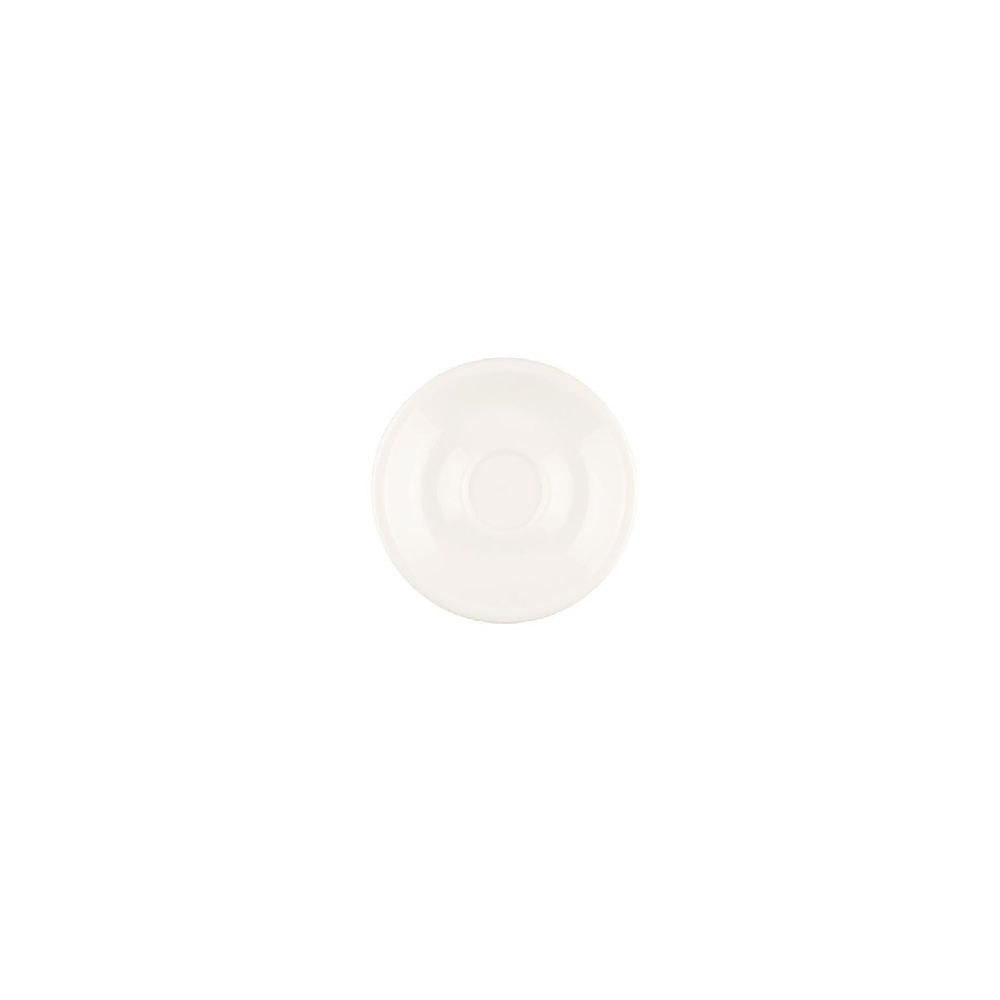 Banquet dia.5.25" Round Warm White Vitrified Saucer