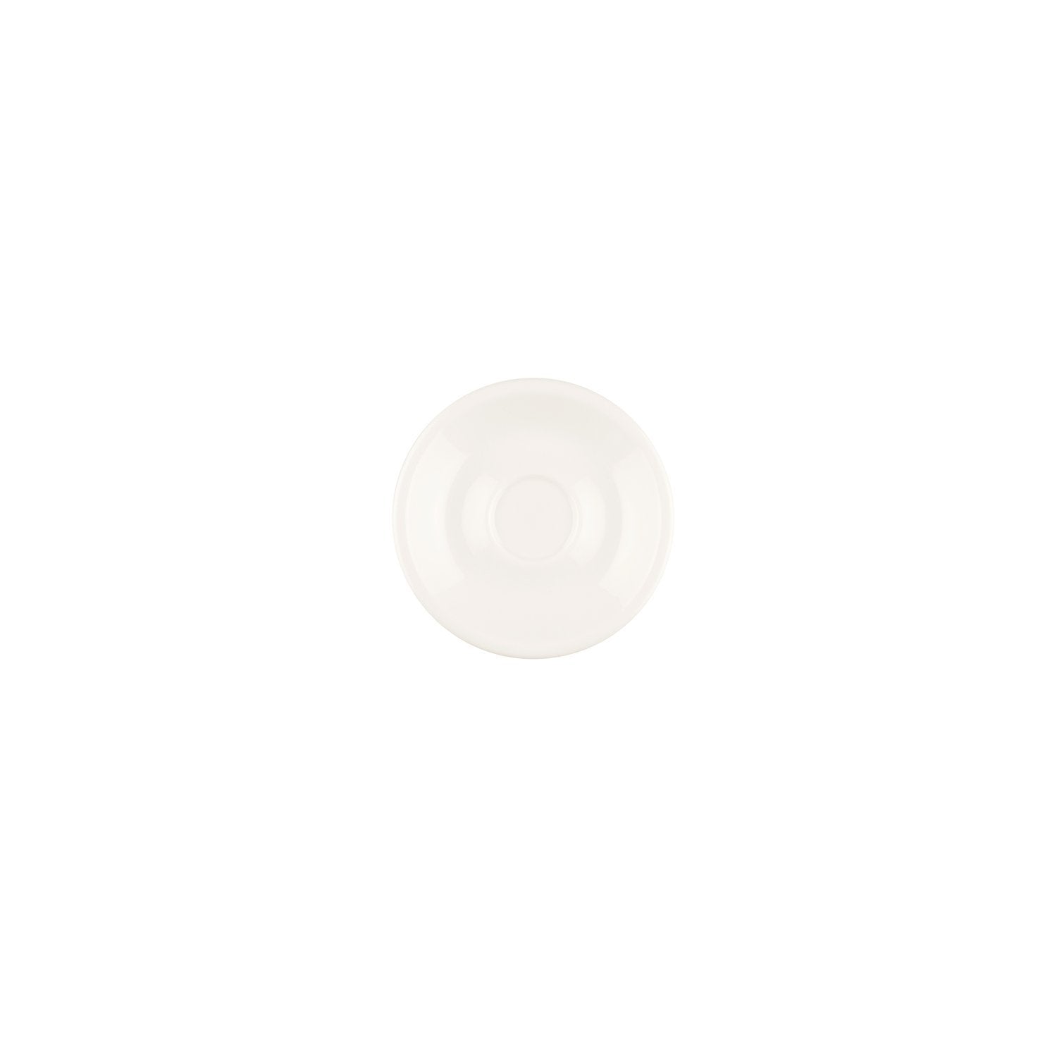 Banquet dia.5.25" Round Warm White Vitrified Saucer