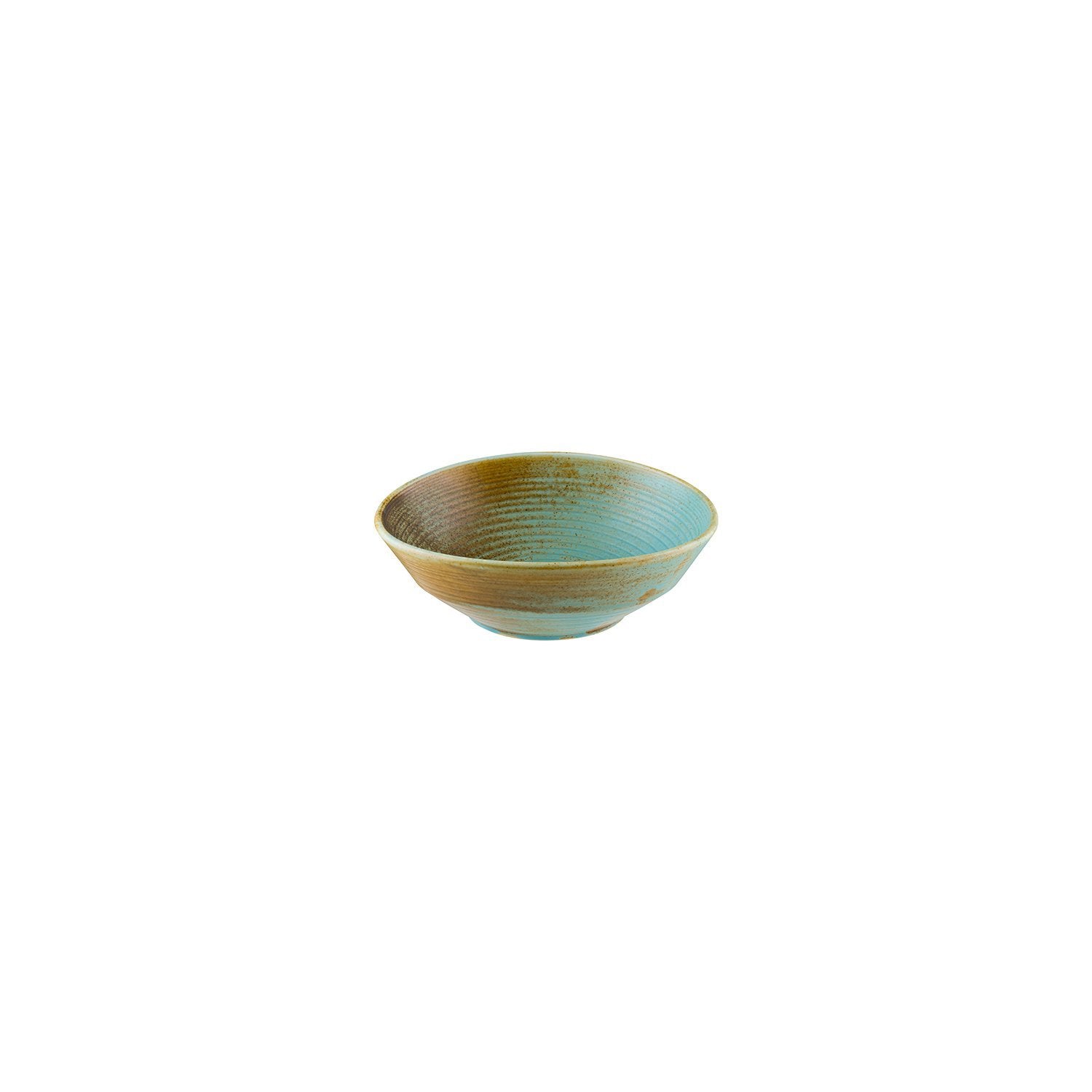 Coral dia.6.5" h:2.25" 14 oz. Round Decorated Vitrified Bowl