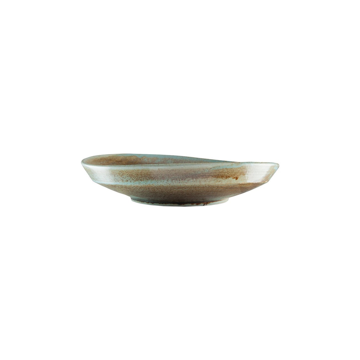 Turgla Vitrified Coral dia.11.5" h:2.5" 55 oz. Round Decorated Vitrified Bowl - Case Pack: 6