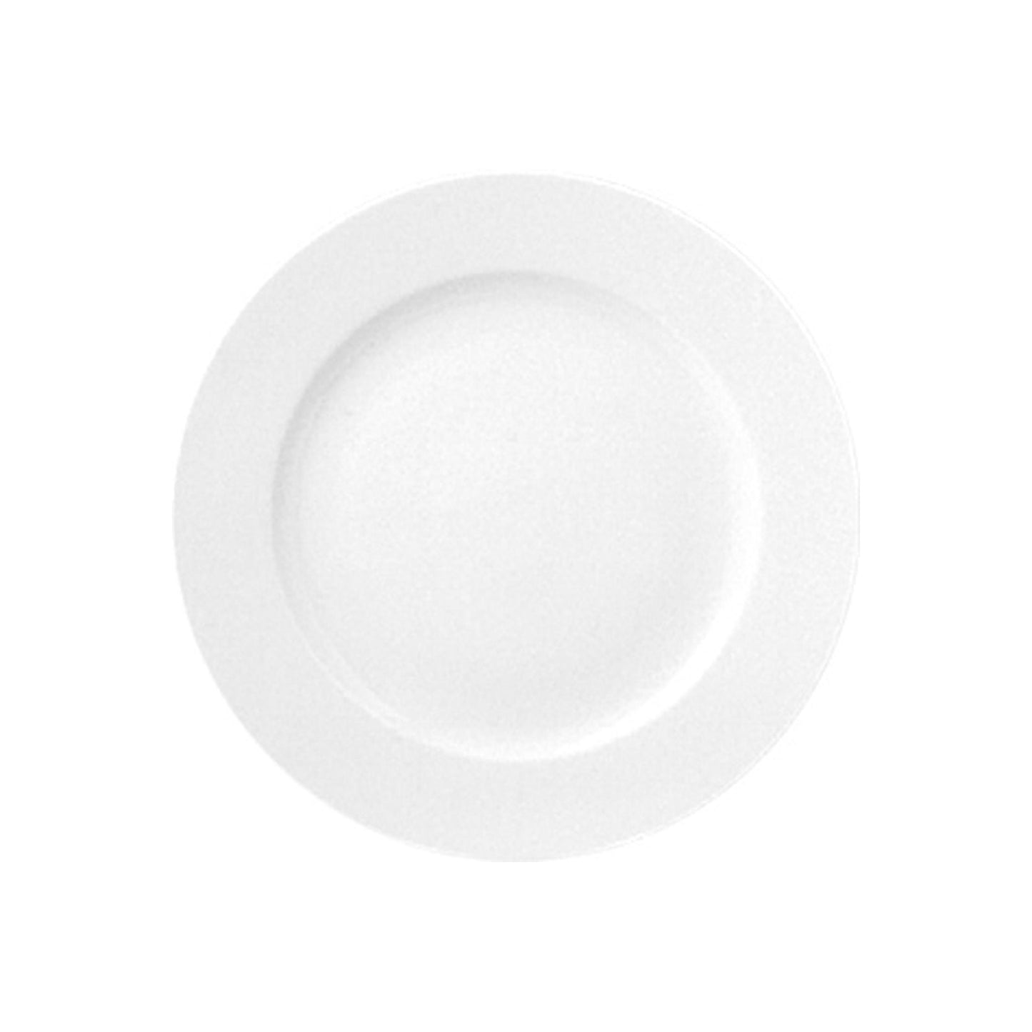 Porcelain Delta dia.6.75" Round White Porcelain Plate - Case Pack:12