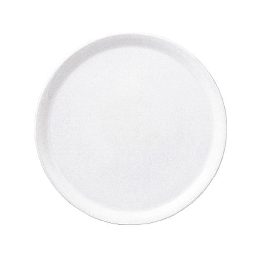 Porcelain Delta dia.11.75" Round White Porcelain Plate - Case Pack:6