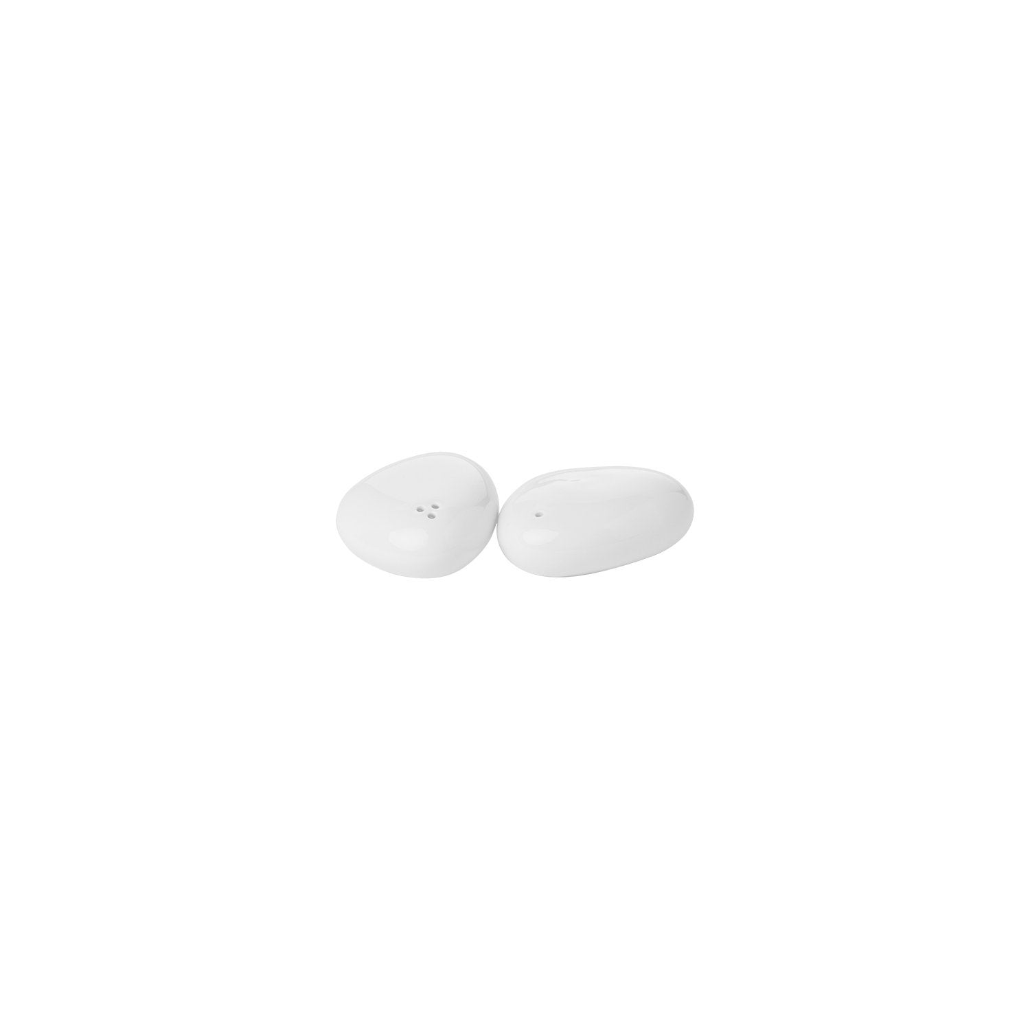 Delta  Round White Porcelain Salt Shaker
