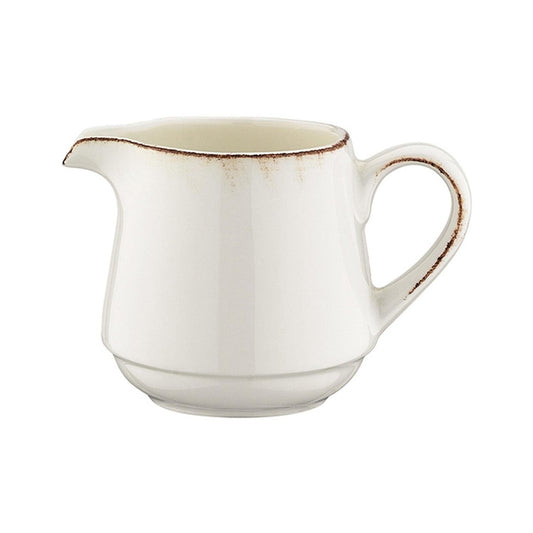 Retro dia.1.75" h:2" 3 oz. Round Decorated Vitrified Creamer