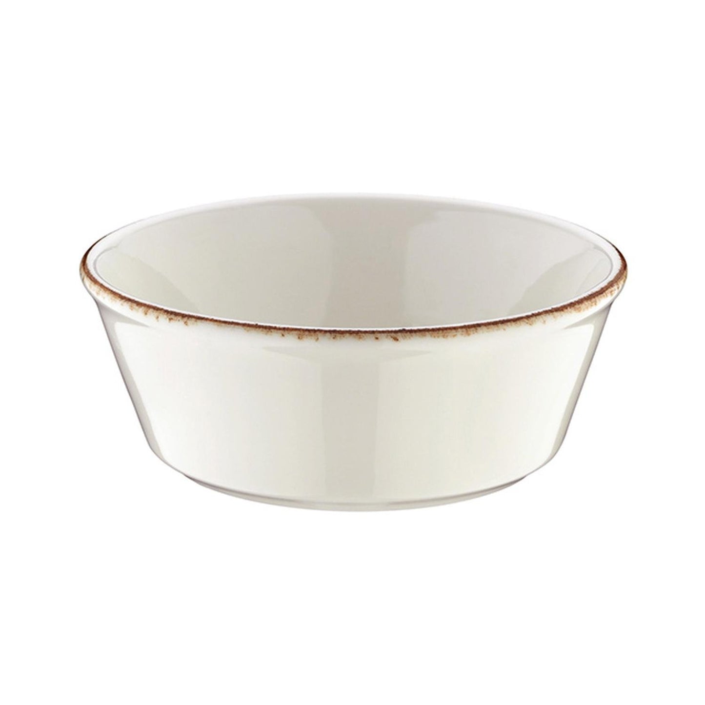 Turgla Vitrified Retro dia.4.75" h:1.75" 10 oz. Round Decorated Vitrified Bowl - Case Pack: 24