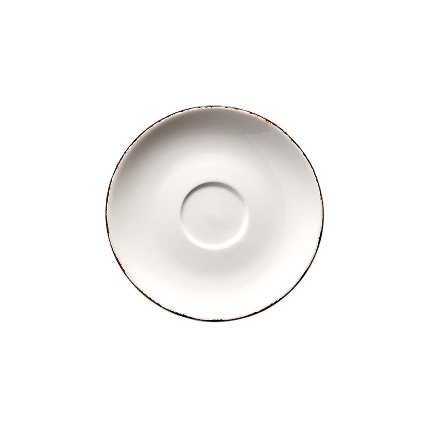 Turgla Vitrified Retro dia.5" Round Decorated Vitrified Saucer - Case Pack: 6