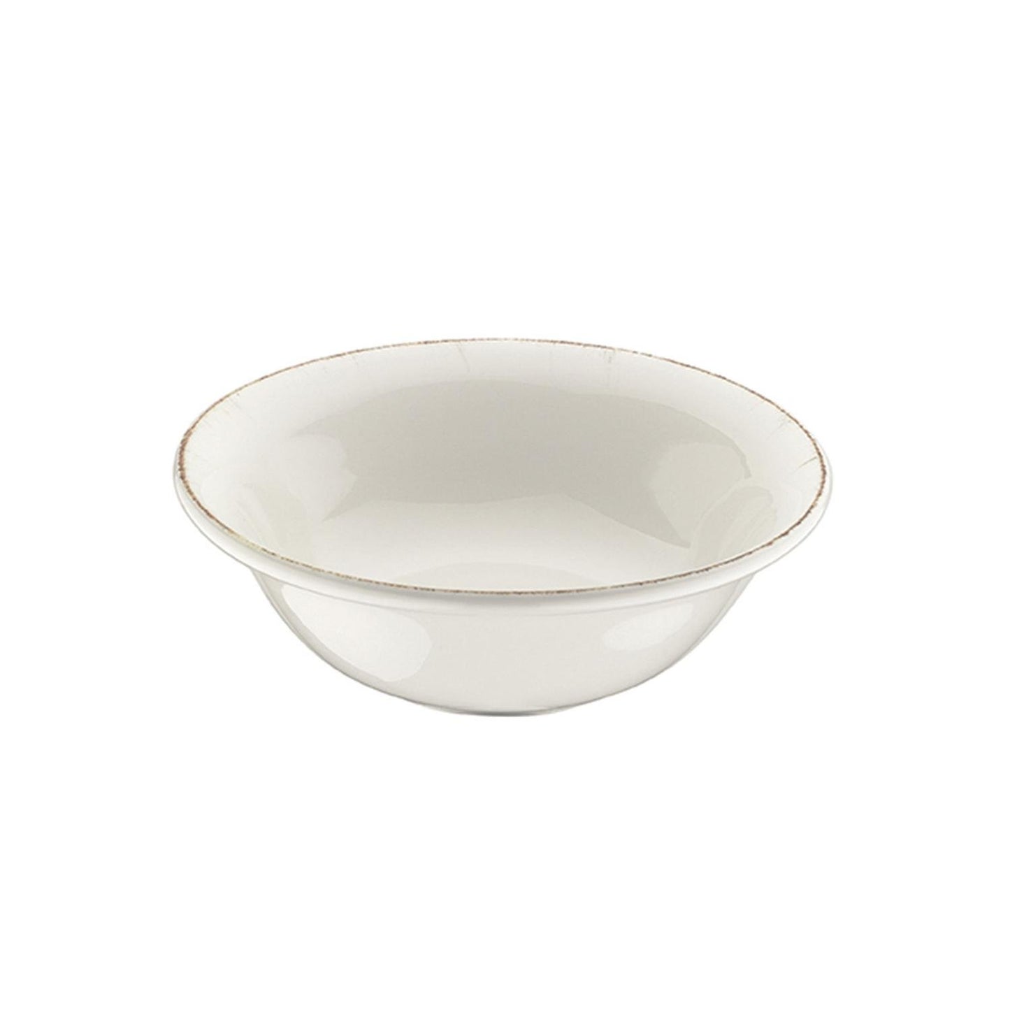 Turgla Vitrified Retro dia.6.25" h:2" 13 oz. Round Decorated Vitrified Bowl - Case Pack: 12