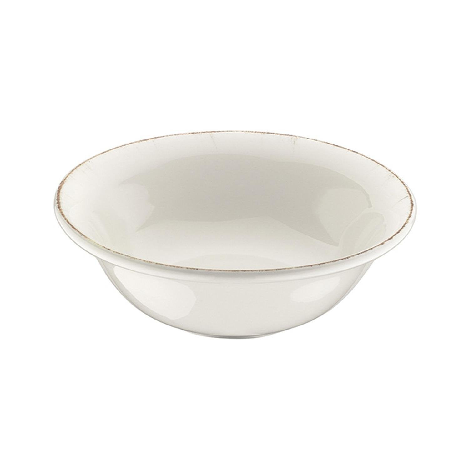 Retro dia.7" h:2.5" 23 oz. Round Decorated Vitrified Bowl