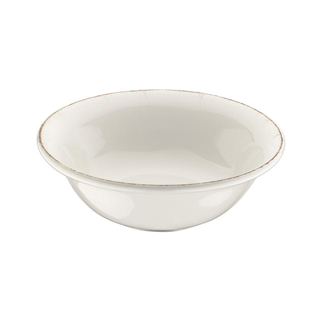 Porcelain Retro dia.7" h:2.5" 23 oz. Round Decorated Porcelain Bowl - Case Pack: 12