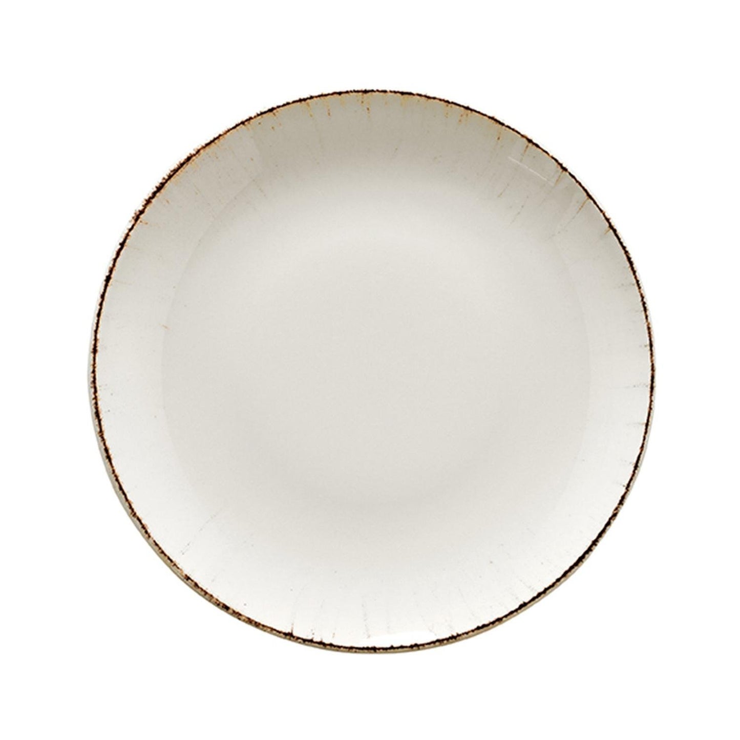 Turgla Vitrified Retro dia.7.5" Round Decorated Vitrified Plate - Case Pack: 12