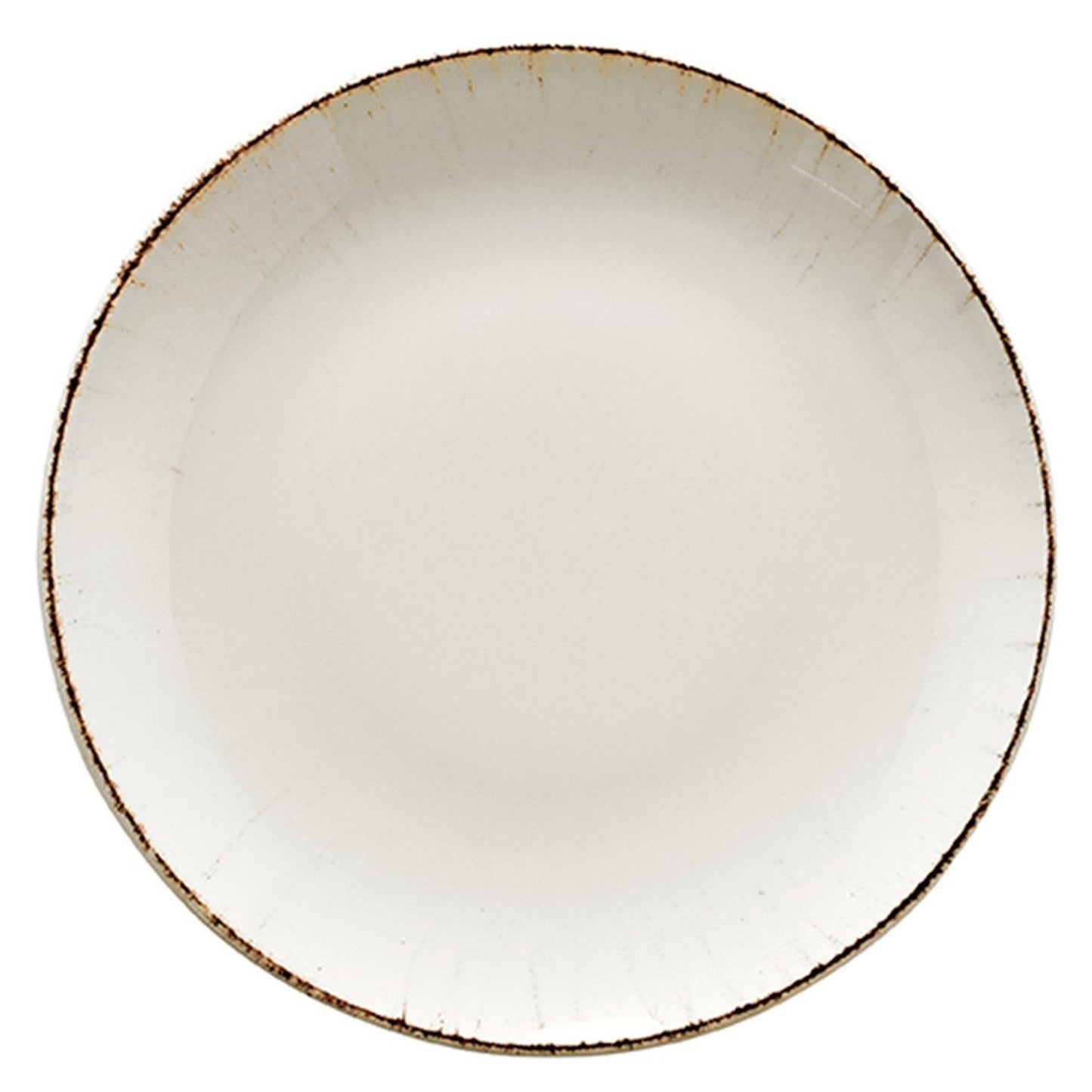 Turgla Vitrified Retro dia.10.5" Round Decorated Vitrified Plate - Case Pack: 12