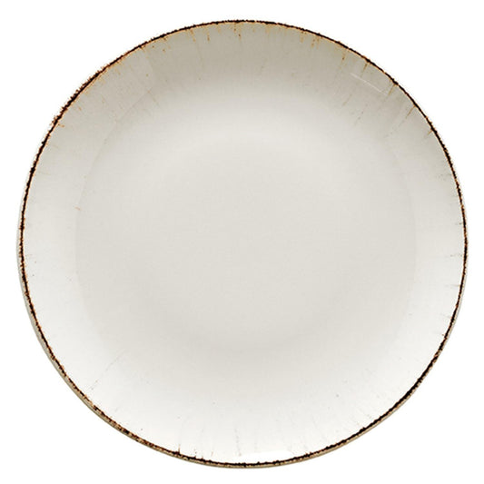 Turgla Vitrified Retro dia.10.5" Round Decorated Vitrified Plate - Case Pack: 12