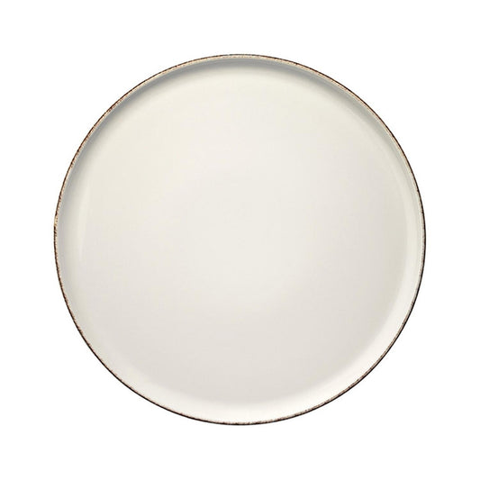 Turgla Vitrified Retro dia.12.75" Round Decorated Vitrified Plate - Case Pack: 6