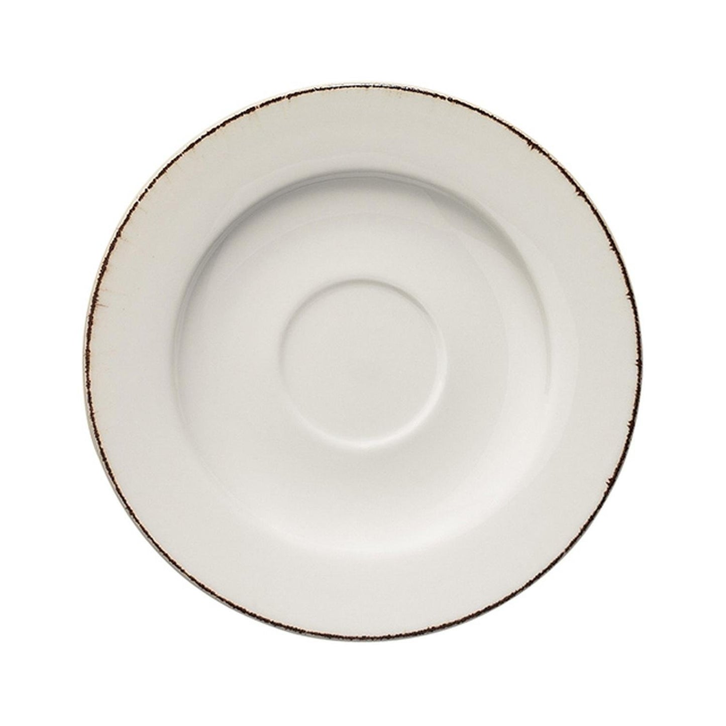 Retro dia.6.25" Round Decorated Vitrified Saucer